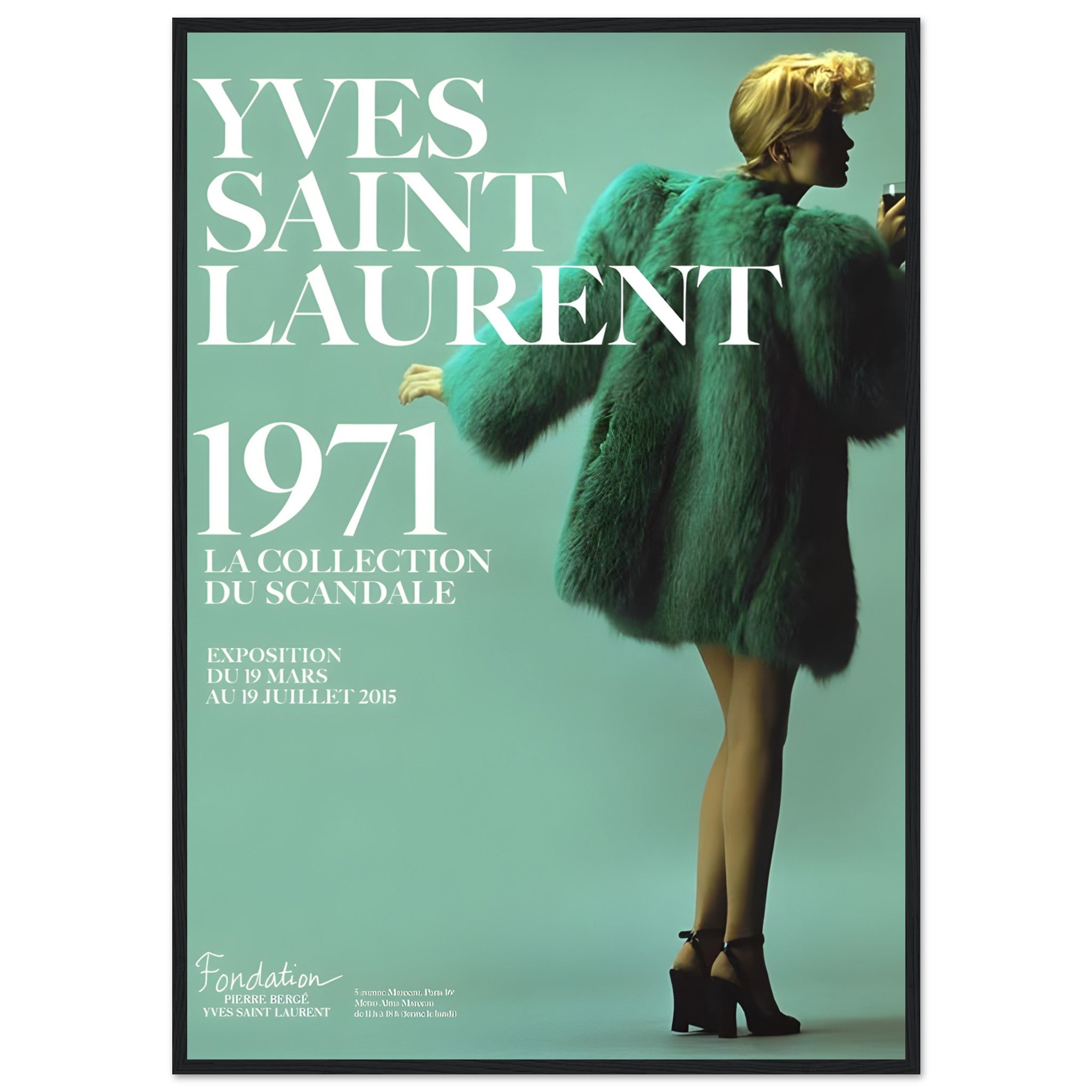 YSL 1971 Vintage Poster – Ad Art